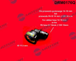 Voolik&uuml;hendus, k&uuml;tusevoolik Dr.Motor Automotive DRM0176Q