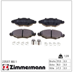 Piduriklotsi komplekt,ketaspidur ZIMMERMANN 23597.180.1