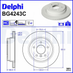 Piduriketas DELPHI BG4243C