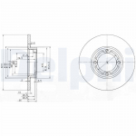 Piduriketas DELPHI BG2533