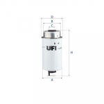K&uuml;tusefilter UFI 24.457.00