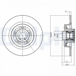Piduriketas DELPHI BG9023RS