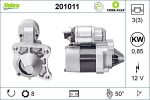 Starter VALEO 201011