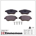 Piduriklotsi komplekt,ketaspidur ZIMMERMANN 23600.190.1