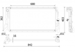 Radiaator,mootorijahutus MAHLE CR 2315 000P