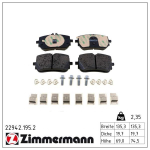 Piduriklotsi komplekt,ketaspidur ZIMMERMANN 22942.195.2