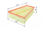 &Otilde;hufilter BOSCH F 026 400 126