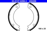 Piduriklotside komplekt,seisupidur ATE 03.0137-0299.2