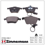 Piduriklotsi komplekt,ketaspidur ZIMMERMANN 23762.200.1