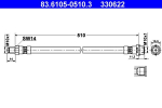 Pidurivoolik ATE 83.6105-0510.3