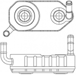 &Otilde;liradiaator, automaatkast MAHLE CLC 177 000S
