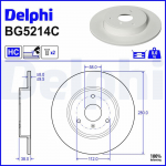 Piduriketas DELPHI BG5214C