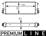 &Otilde;liradiaator,mootori&otilde;li MAHLE CLC 169 001P