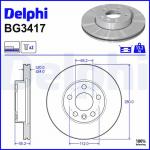 Piduriketas DELPHI BG3417