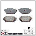 Piduriklotsi komplekt,ketaspidur ZIMMERMANN 20582.150.1
