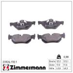 Piduriklotsi komplekt,ketaspidur ZIMMERMANN 23926.170.1