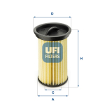 K&uuml;tusefilter UFI 26.005.00