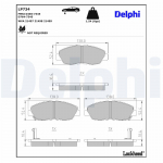 Piduriklotsi komplekt,ketaspidur DELPHI LP734