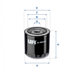 &Otilde;lifilter UFI 23.463.00