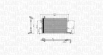 Kondensaator,kliimaseade MAGNETI MARELLI 350203840000