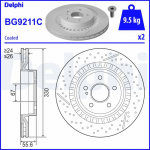 Piduriketas DELPHI BG9211C