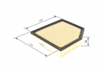 &Otilde;hufilter BOSCH F 026 400 456