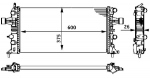 Radiaator,mootorijahutus MAHLE CR 237 000S