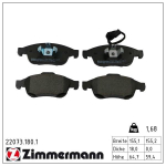 Piduriklotsi komplekt,ketaspidur ZIMMERMANN 22073.180.1