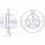 Piduriketas DELPHI BG3792