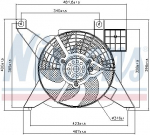 Ventilaator,mootorijahutus NISSENS 85476