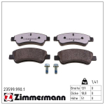 Piduriklotsi komplekt,ketaspidur ZIMMERMANN 23599.990.1