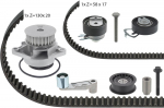 Veepump + hammasrihmakomplekt TOPRAN 112 971