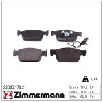 Piduriklotsi komplekt,ketaspidur ZIMMERMANN 22383.170.2