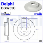 Piduriketas DELPHI BG3765C