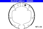 Piduriklotside komplekt,seisupidur ATE 03.0137-0453.2
