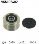 Generaatori vabak&auml;ik SKF VKM 03402