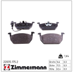 Piduriklotsi komplekt,ketaspidur ZIMMERMANN 22035.175.2