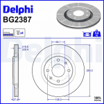 Piduriketas DELPHI BG2387
