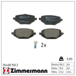 Piduriklotsi komplekt,ketaspidur ZIMMERMANN 26468.150.2