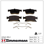Piduriklotsi komplekt,ketaspidur ZIMMERMANN 22345.195.2