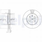 Piduriketas DELPHI BG2347