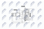 Liigendlaager, veov&otilde;ll NTY NPZ-CT-010