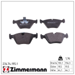 Piduriklotsi komplekt,ketaspidur ZIMMERMANN 23474.195.1