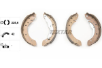 Piduriklotside komplekt TEXTAR 91044000