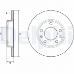 Piduriketas DELPHI BG4670C