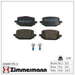 Piduriklotsi komplekt,ketaspidur ZIMMERMANN 26589.175.3