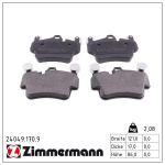 Piduriklotsi komplekt,ketaspidur ZIMMERMANN 24049.170.9