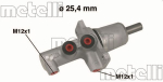 Peapiduri silinder METELLI 05-0616