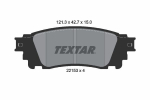 Piduriklotsi komplekt,ketaspidur TEXTAR 2215301