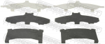 Kokkusurumisvastane foolium, piduriklots (tagaplaat) FEBEST 0403-CW6WF